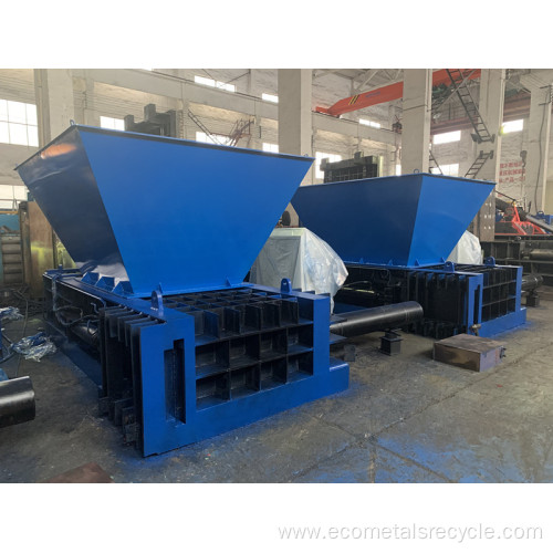 Ubc Aluminium Shavings Cans Turnings Baling Press Machine